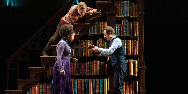 Michelle Gayle (Hermione Granger), Thomas Aldridge (Ron Weasley) and Jamie Ballard (Harry Potter) in the West End Production of Harry Potter And The Cursed Child (Photo: Manuel Harlan)