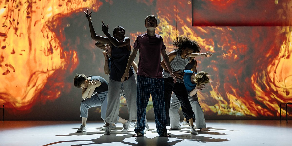 The cast of A Monster Calls at The Old Vic