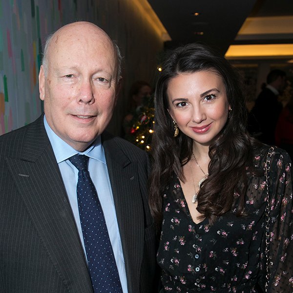Julian Fellowes and Zizi Strallen