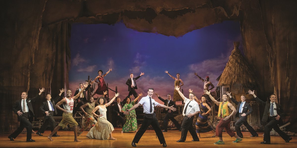 The Book Of Mormon, London, at The Prince of Wales Theatre (Photo: Johan Persson)