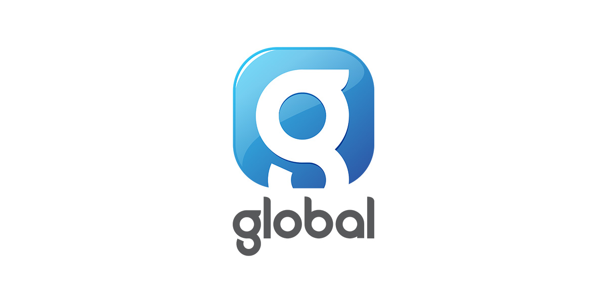 Logo featuring a stylised blue letter 'g' with the word 'global' in grey below it.
