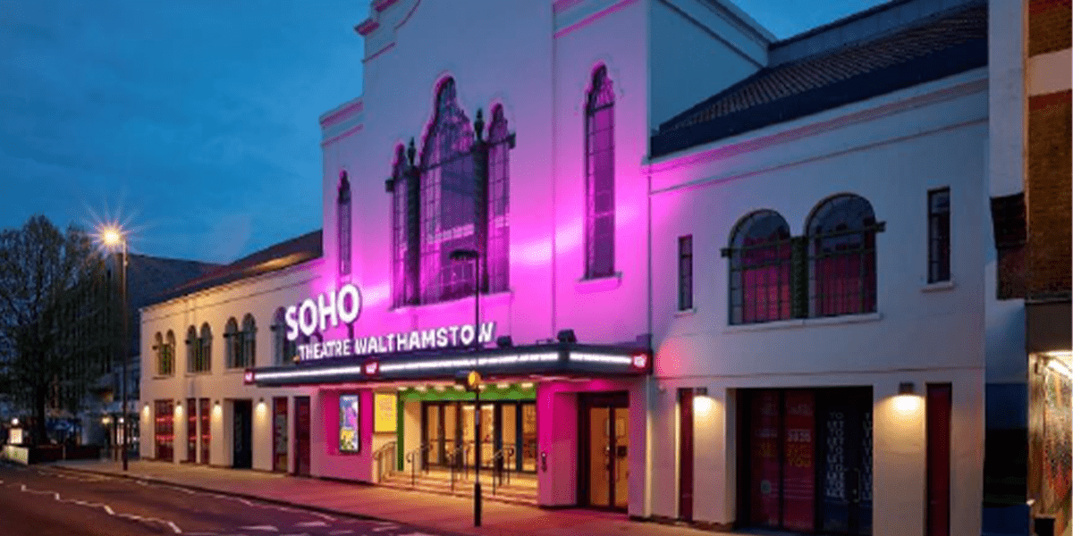 An image of the soho theatre in Walthamstow.