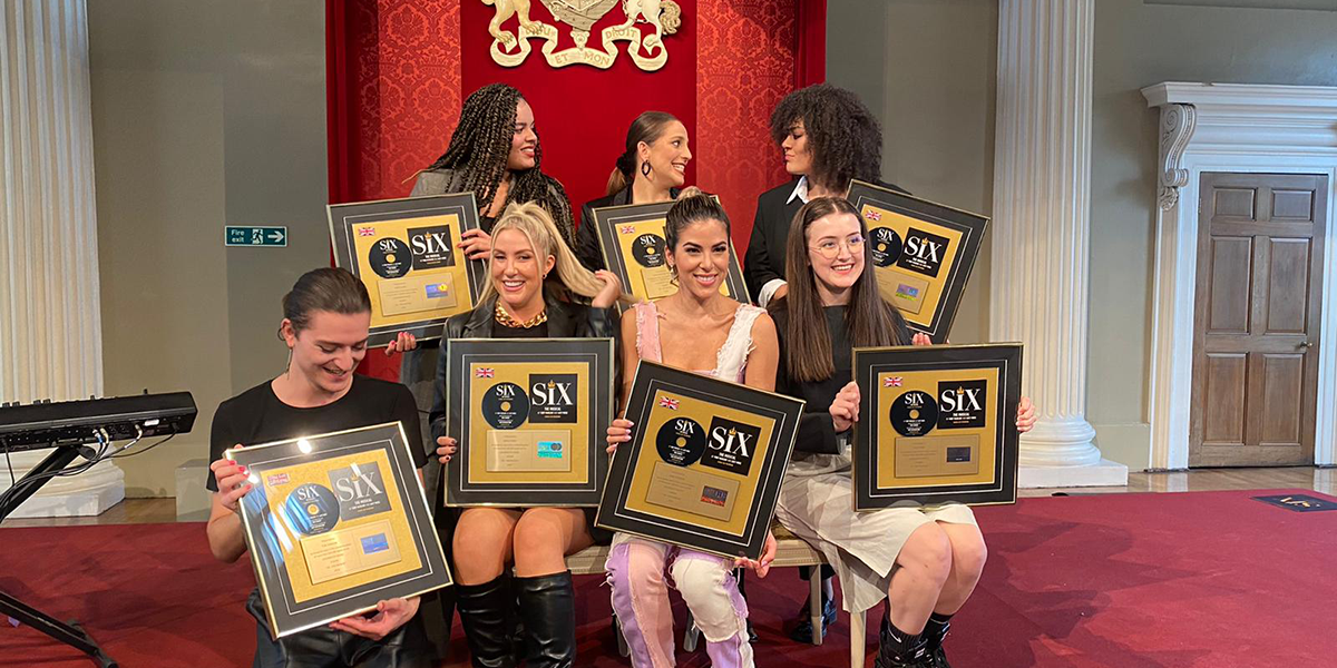 Original recording Queens of Six receive surprise Gold discs at Vinyl Launch